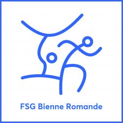 A fsg bienne romande print lignes entier bleu